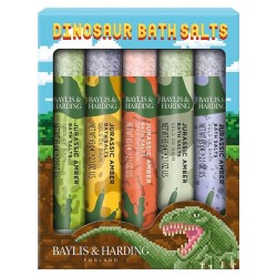 Baylis & Harding Dinosaur Bath Salts Set - vonios druskų rinkinys, 5 x 65 g