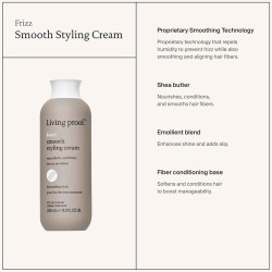 Living proof. No Frizz Smooth Styling Cream - formuojamasis kremas, 236 ml