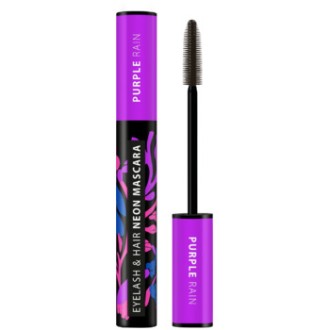 Dermacol Eyelash & Hair Neon Mascara Purple Rain -blakstienų tušas, 9 ml 0 ml
