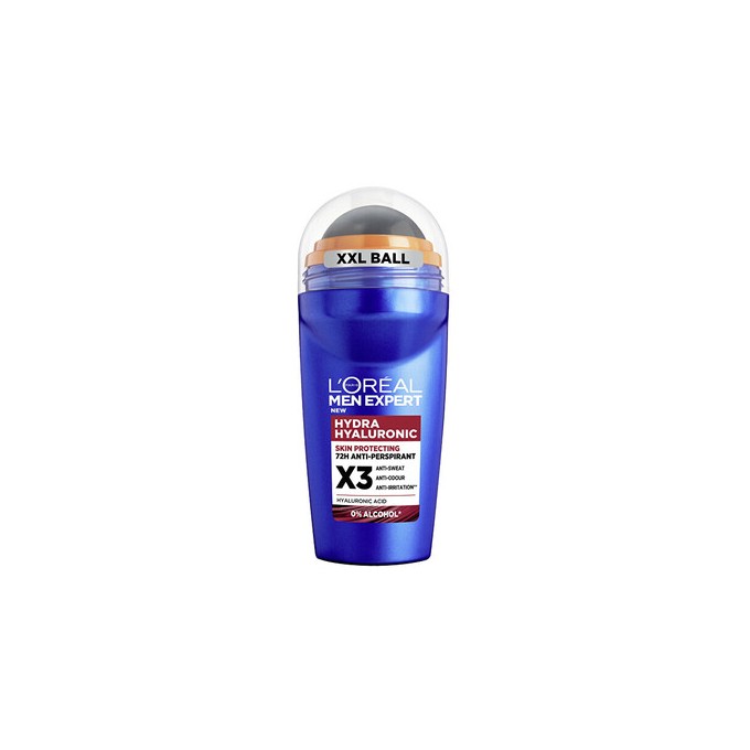 L´Oréal Men Expert Hydra Hyaluronic 72h Anti-perspirant - rutulinis antiperspirantas, 50 ml