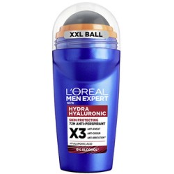 L´Oréal Men Expert Hydra Hyaluronic 72h Anti-perspirant - rutulinis antiperspirantas, 50 ml