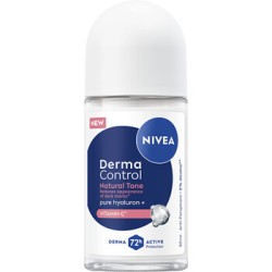 Nivea Derma Control Natural Tone Antiperspirant - rutulinis antiperspirantas, 50 ml