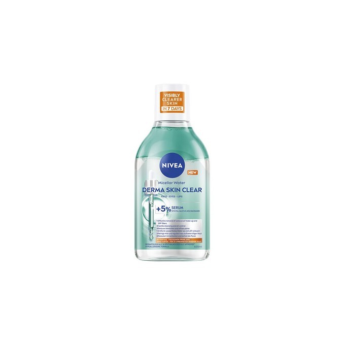 Nivea Derma Skin Clear Micellar Water - micelinis vanduo, 400 ml