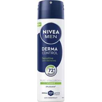 Nivea Men Derma Control Sensitive Antiperspirant - antiperspirantinis purškiklis jautriai odai, 150