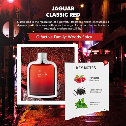 Jaguar Classic Red EDT kvepalai vyrams, 100 ml