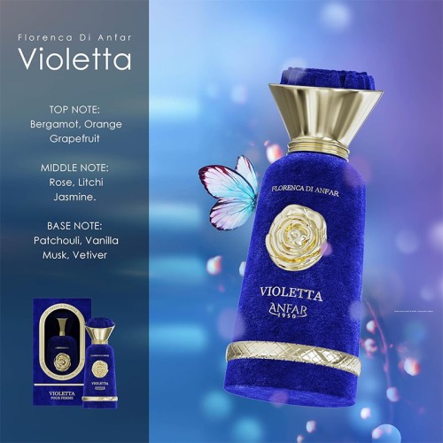 Anfar 1950 Violetta Parfum kvepalai moterims, 100 ml