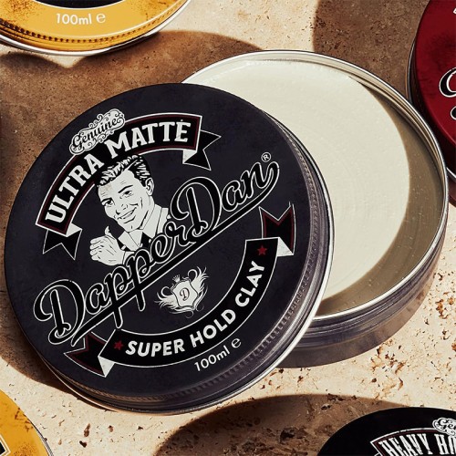Dapper Dan Ultra Matte Clay - matinis molis plaukams, 50 ml