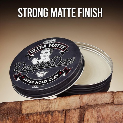 Dapper Dan Ultra Matte Clay - matinis molis plaukams, 50 ml