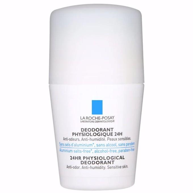 La Roche-Posay Physiologique 24H dezodorantas - rutulinis dezodorantas, 50 ml