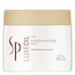 Wella Professional LuxeOil Mask Keratin Restore - kaukė pažeistiems plaukams, 400 ml