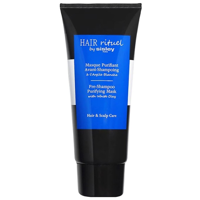 Sisley Pre-Shampoo Purifying Mask - valomoji plaukų kaukė prieš šampūną su baltuoju moliu, 200 ml