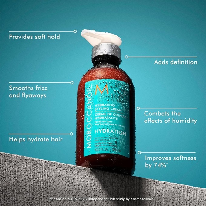 Moroccanoil Hydrating Styling Cream - drėkinamasis formavimo kremas visų tipų plaukams, 300 ml