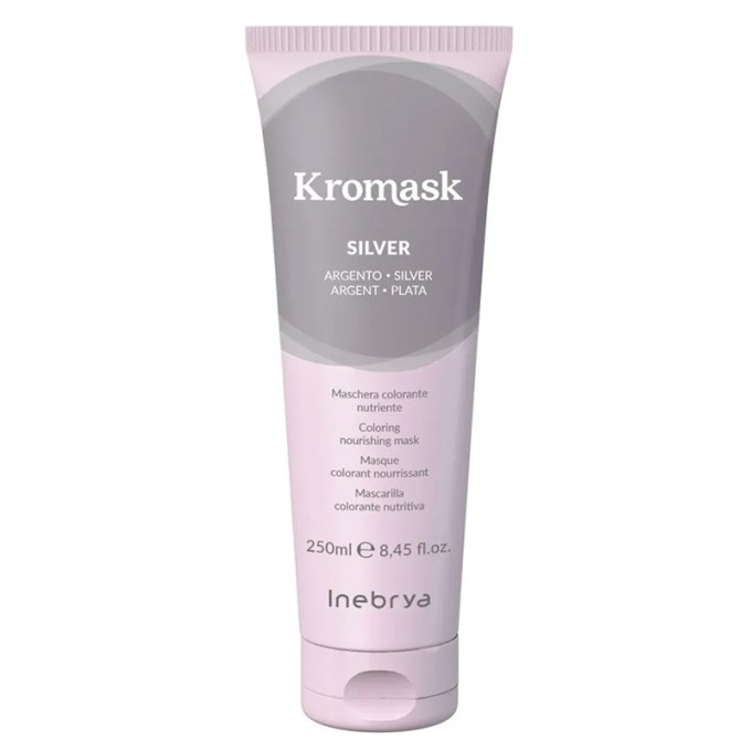 Inebrya Inebrya Kromask pigment hair mask- dažanti plaukų kaukė, 250 ml - Silver
