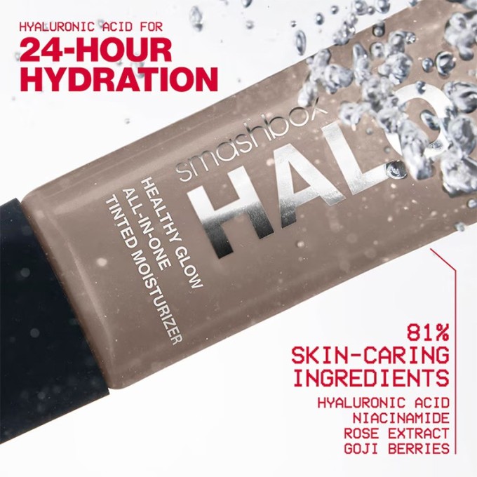 Smashbox Halo Tinted Moisturiser SPF 25 - drėkinamasis kremas su atspalviu, 12 ml - Fair Light