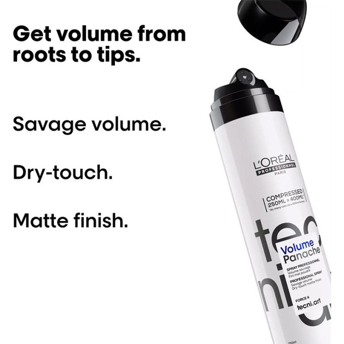 L´Oréal Professionnel Tecni.Art Savage Panache Pure Powder Spray - purškiamoji pudra, 250 ml