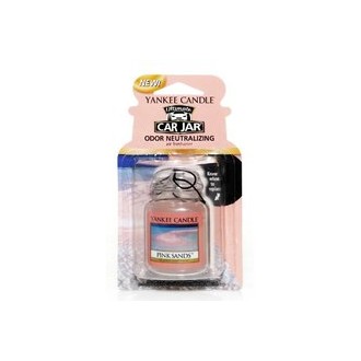 Yankee Candle Pink Sands Ultimate Car Jar - Luxury car tag