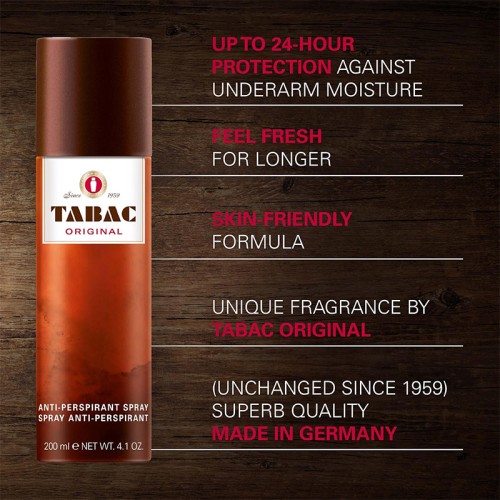 Tabac Original Anti-Perspirant Spray - purškiamas antiperspirantas vyrams, 200 ml