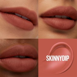 Maybelline Super Stay Teddy Tint Lipstick - skysti lūpų dažai, 5 ml - 15 Skinny Dip