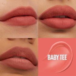 Maybelline Super Stay Teddy Tint Lipstick - skysti lūpų dažai, 5 ml - 25 Baby Tee