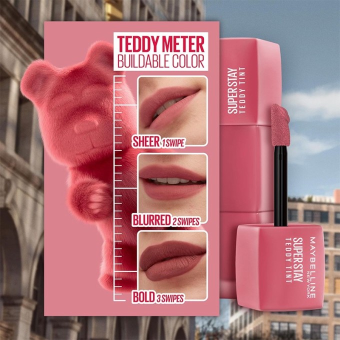 Maybelline Super Stay Teddy Tint Lipstick - skysti lūpų dažai, 5 ml - 35 July Forever