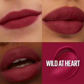 Maybelline Super Stay Teddy Tint Lipstick - skysti lūpų dažai, 5 ml - 50 Wild At Heart 2