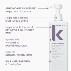 Kevin Murphy Hydrate-Me Rinse - intensyviai drėkinantis plaukų kondicionierius, 1000 ml