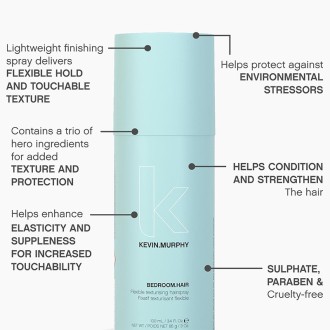Kevin Murphy Bedroom Hair Flexible Texturing Hairspray - itin lengvas tekstūruojantis plaukų lakas 2