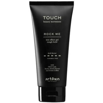 Artego Touch Rock Me Wet Effect Gel - plaukų gelis stipriai fiksacijai, 200 ml