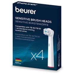 Beurer atsarginės šepetėlių galvutės (4 vnt) Sensitive