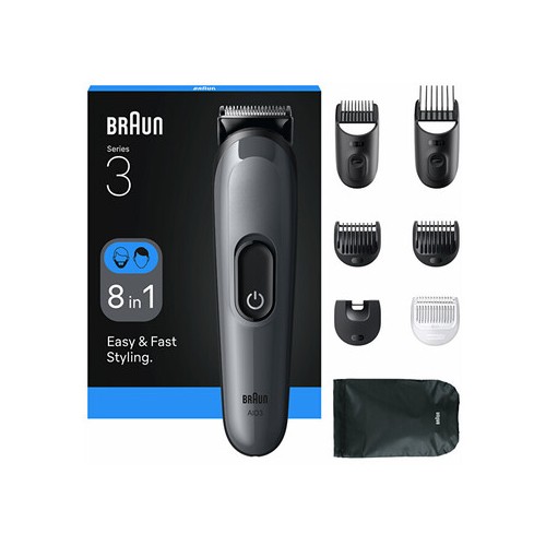 Braun Series 3 AIO3540 - daugiafunkcinis skustuvas 8 viename