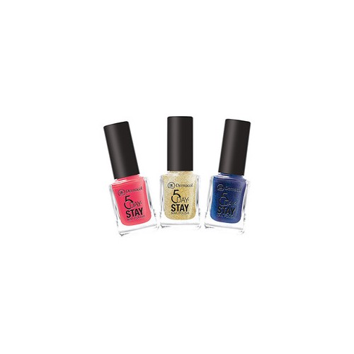 Dermacol 5 Days Stay Nail Polish 11 ml 56 Arctic White