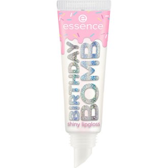 Essence Birthday Bomb Shiny Lipgloss - lūpų blizgesys, 10 ml 01 Cake My Day
