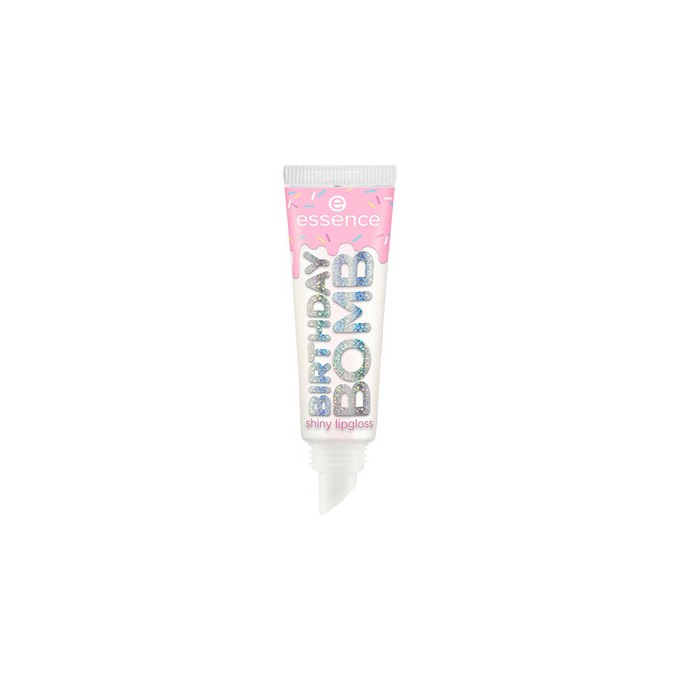 Essence Birthday Bomb Shiny Lipgloss - lūpų blizgesys, 10 ml 01 Cake My Day