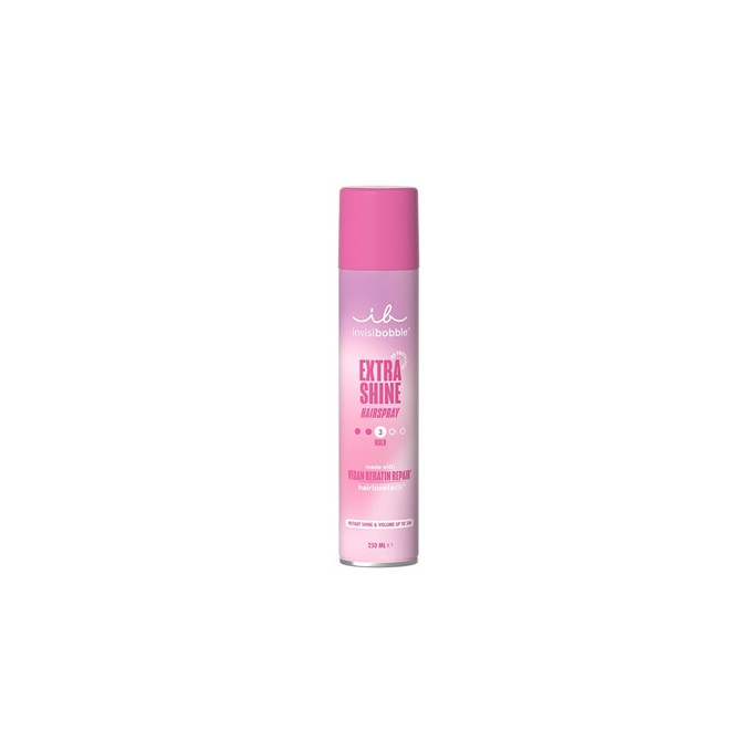 Invisibobble Extra Shine Hairspray - plaukų lakas plaukams blizgesiui, 250 ml