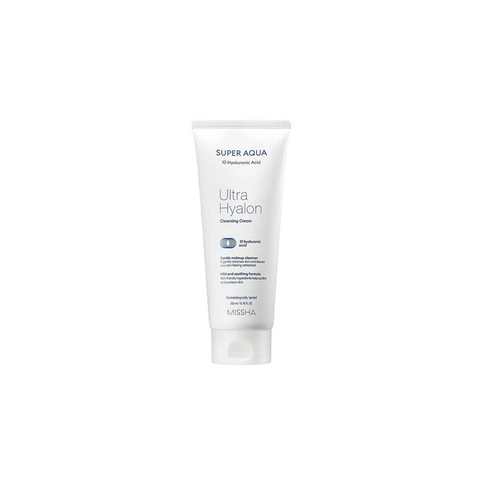 Missha Super Aqua Ultra Hyalon Cleansing Cream - drėkinantis valomasis kremas, 200 ml