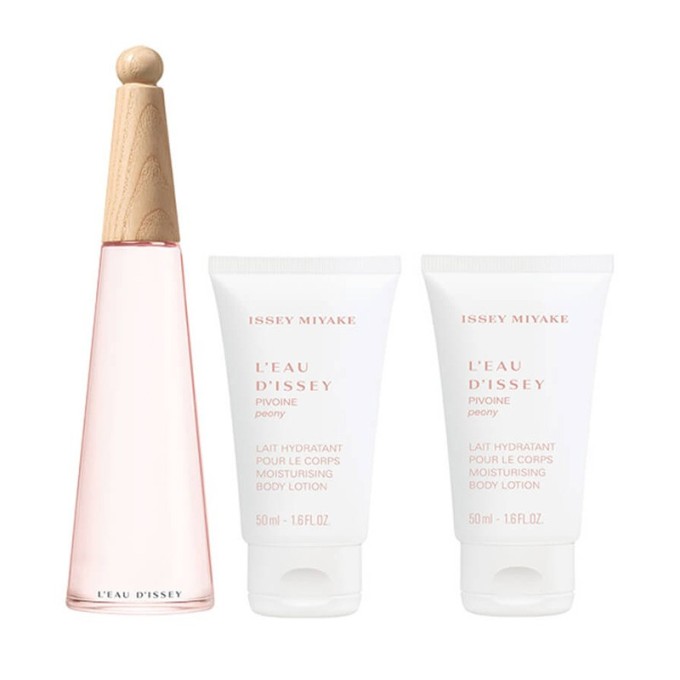 Issey Miyake L´Eau D´Issey Pivoine Gift set - dovanų rinkinys - EDT 50 ml ir kūno losjonai 2 x 50 ml