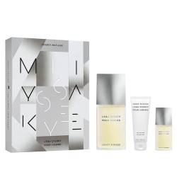 Issey Miyake L'Eau D'Issey Pour Homme dovanų rinkinys vyrams - EDT 125 ml, mini EDT 15 ml ir dušo
