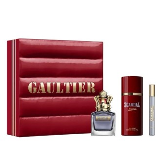 Jean Paul Gaultier Scandal Pour Homme Gift set EDT 100 ml, deospray 150 ml a miniature EDT 10 ml
