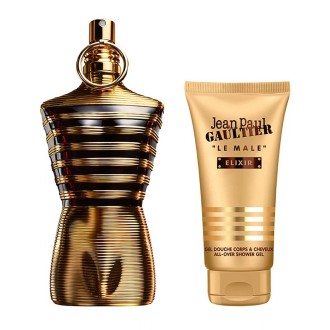 Jean Paul Gaultier Le Male Elixir Gift Set - dovanų rinkinys vyrams - EDP 125 ml ir dušo želė 75 ml 2