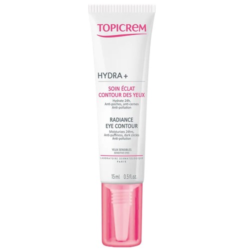 Topicrem HYDRA+ Radiance Eye Contour - paakių kremas, 15 ml