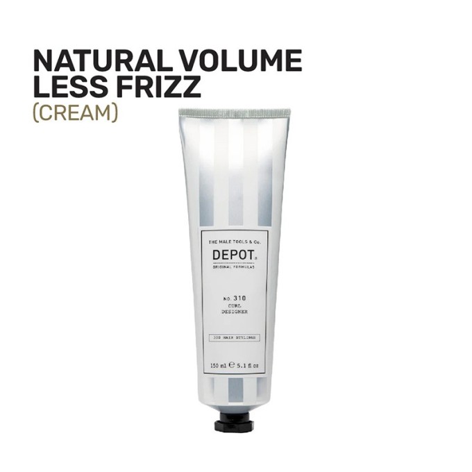 Depot No. 310 Curl Designer - formuojamasis kremas garbanotiems plaukams, 150 ml