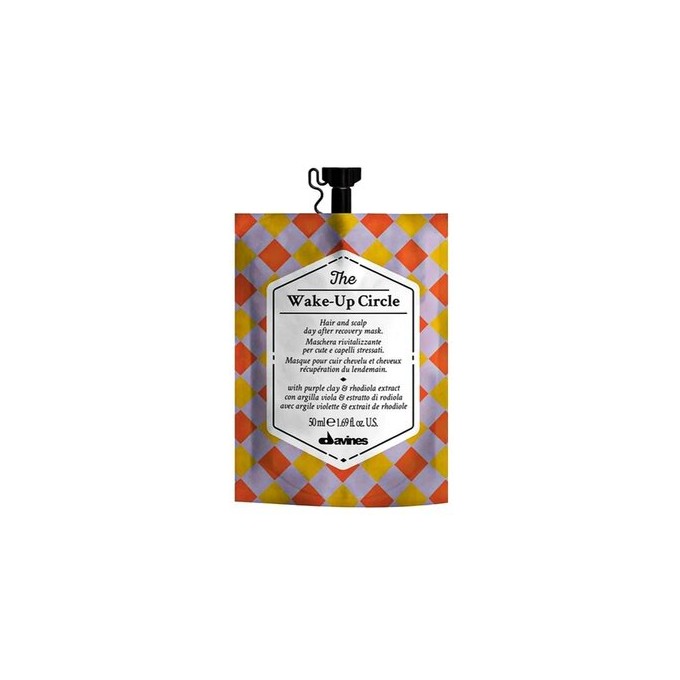 Davines The Wake Up Circle Mask - stiprinanti kaukė jautriems plaukams, 50 ml