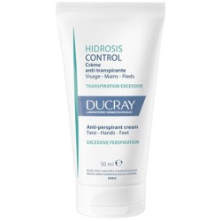 Ducray Hidrosis Control Anti-Perspirant Cream - Neparfémovaný krémový antiperspirant 50ml