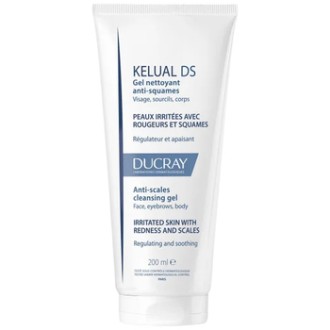 Ducray Kelual DS Anti-Scales Cleansing Gel - valomasis gelis sudirgusiai odai, 200 ml