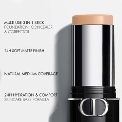 Dior Forever Skin Perfect Multi-Use Foundation Stick - ilgai išliekantis, lengvos tekstūros makiažo