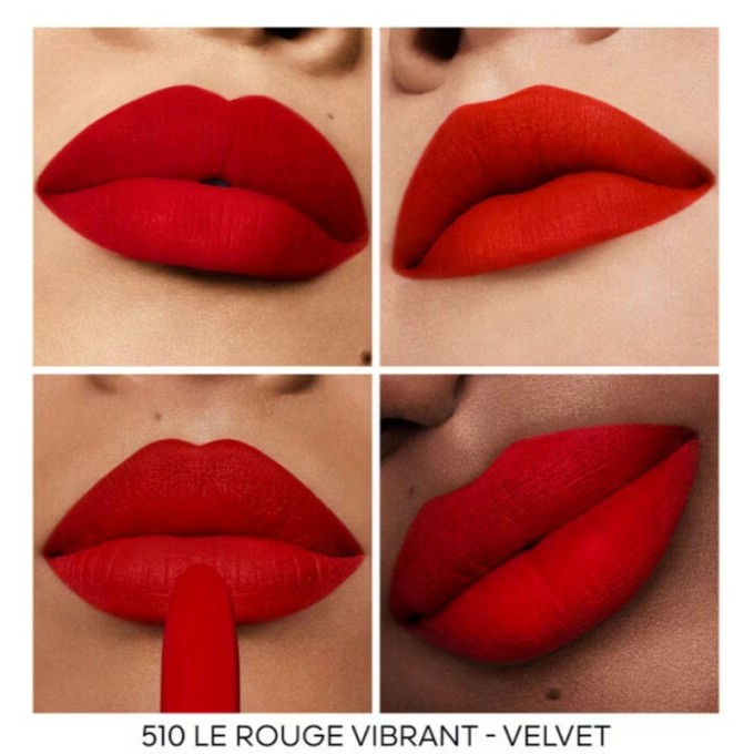 Guerlain Rouge G Velvet Lipstick - lūpų dažai, 3,5 g - 510 Le Rouge Vibrant