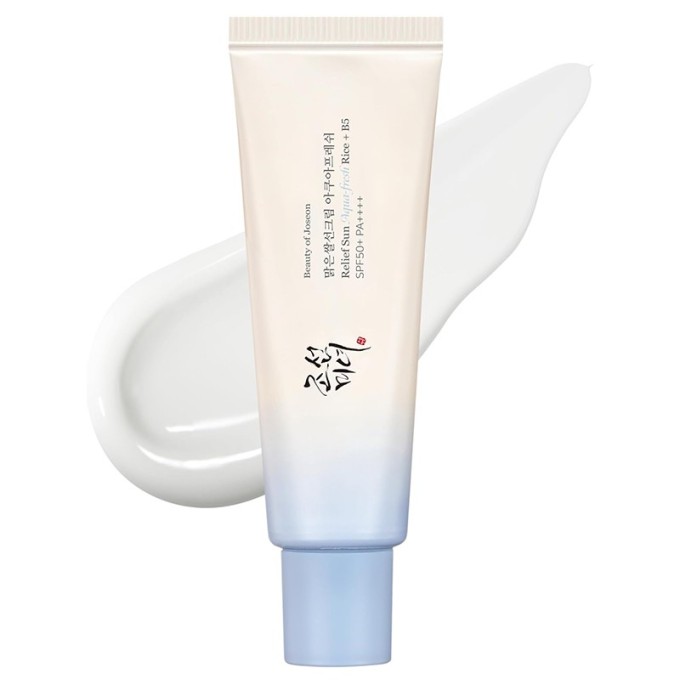 Beauty of Joseon Relief Sun Aqua Fresh Rice + B5 SPF 50+ - drėkinamasis veido kremas nuo saulės, 50