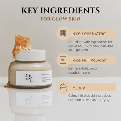 Beauty of Joseon Ground Rice and Honey Glow Mask - nuplaunamoji veido kaukė, 150 ml