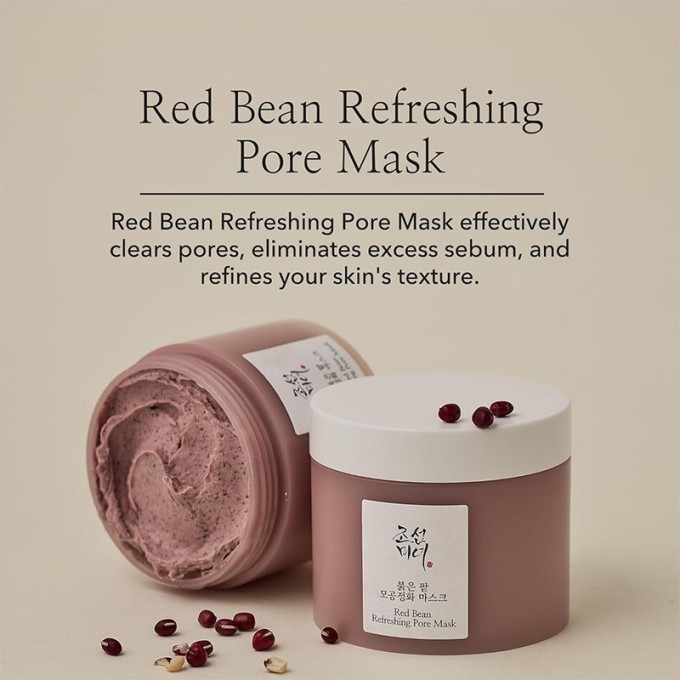 Beauty of Joseon Red Bean Refreshing Pore Mask - gaivinamoji kaukė, 140 ml