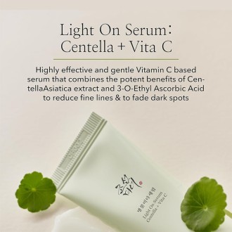 Beauty of Joseon Light On Serum Centella + Vita C - veido serumas, 30 ml 2